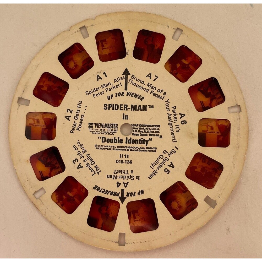 Cartoon Favorites The Amazing Spider-Man In Double Identity View-Master reels - Picture 4 of 4